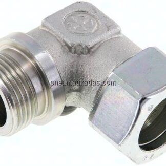 Winkel-Schneidringverschraub. G 1"-28 L (M36x2), Stahl verzinkt