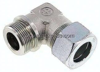 Winkel-Schneidringverschraub. G 1-1/4"-30 S (M42x2), Stahl verzinkt