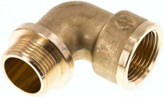 90°-Einschraubwinkel G 3/4"(IG)-G 3/4"(AG), Messing