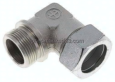 Winkel-Schneidringverschraub. G 1-1/4"-35 L (M45x2), Stahl verzinkt