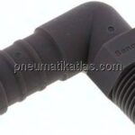 Winkel-Gewindetülle R 3/8"-13 (1/2")mm, PA 6