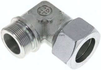 Winkel-Schneidringverschraub. G 1-1/2"-38 S (M52x2), Stahl verzinkt