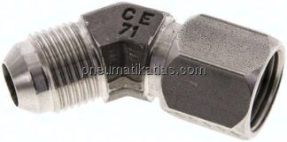 45°-Einschraubwinkel, UNF 3/4"-16 (JIC), V4A