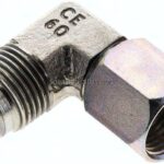 90°-Einschraubwinkel, UNF 3/4"-16 (JIC), Stahl verzinkt