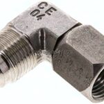 90°-Einschraubwinkel, UNF 3/4"-16 (JIC), V4A