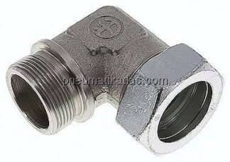 Winkel-Schneidringverschraub. G 1-1/2"-42 L (M52x2), Stahl verzinkt