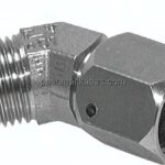45°-Einschraubwinkel, UN 1-5/8"-12 (JIC), V4A