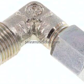 Winkel-Schneidringverschraub. R 1/8"-4 LL (M8x1), Stahl verzinkt