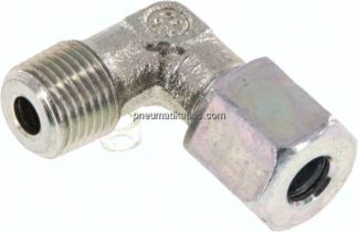 Winkel-Schneidringverschraub. R 1/8"-5 LL (M10x1), Stahl verzinkt