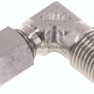 Winkel-Schneidringverschraub. R 1/4"-6 L (M12x1,5), 1.4571
