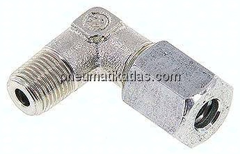 Winkel-Schneidringverschraub. R 1/8"-6 L (M12x1,5), Stahl verzinkt