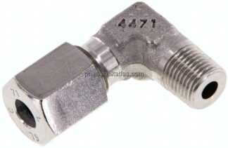 Winkel-Schneidringverschraub. R 1/8"-6 L (M12x1,5), 1.4571
