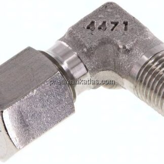 Winkel-Schneidringverschraub. R 1/8"-6 L (M12x1,5), 1.4571
