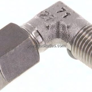 Winkel-Schneidringverschraub. R 1/4"-6 S (M14x1,5), 1.4571