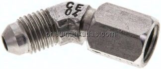 45°-Einschraubwinkel, UNF 7/16"-20 (JIC), V4A