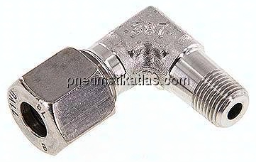 Winkel-Schneidringverschraub. R 1/8"-8 L (M14x1,5), 1.4571