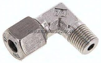 Winkel-Schneidringverschraub. R 1/4"-8 S (M16x1,5), 1.4571