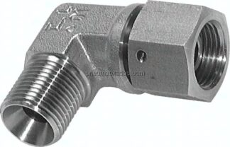 90°-Einschraubwinkel, 60°-Kegel, G 2", V4A