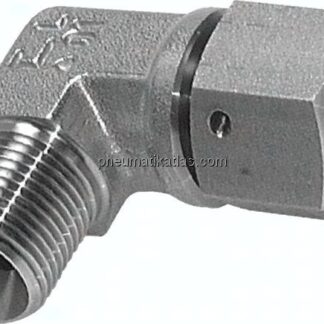 90°-Einschraubwinkel, 60°-Kegel, G 2", V4A