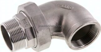Winkel-Verschraubung konisch dichtend Rp/R 1-1/2"(IG/AG)