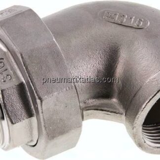 Winkel-Verschraubung konisch dichtend Rp/R 1-1/2"(IG/AG)