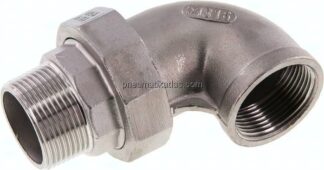Winkel-Verschraubung konisch dichtend Rp/R 1-1/4"(IG/AG)