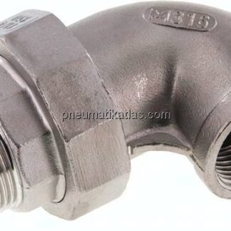 Winkel-Verschraubung konisch dichtend Rp/R 1-1/4"(IG/AG)