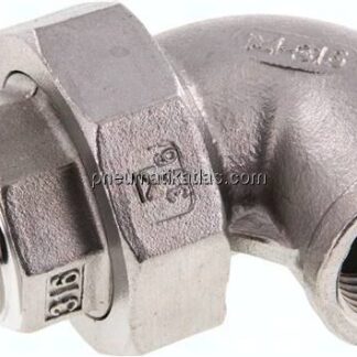 Winkel-Verschraubung flach dichtend Rp/R 3/4"(IG/AG)