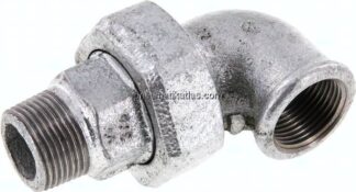 Winkel-Verschraubung flach dichtend Rp/R 3/4"(IG/AG)