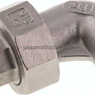 Winkel-Verschraubung konisch dichtend Rp/R 3/8"(IG/AG)