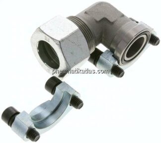 Winkel-Flanschverschraubung 1"-SAE (3000 PSI), 30 S (M42x2)