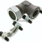 Winkel-Flanschverschraubung 1-1/2"-SAE (3000 PSI), 42 L (M52x2)