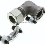 Winkel-Flanschverschraubung 1-1/4"-SAE (3000 PSI), 30 S (M42x2)
