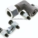 Winkel-Flanschverschraubung 1/2"-SAE (3000 PSI), 16 S (M24x1,5)