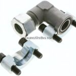 Winkel-Flanschverschraubung 1"-SAE (6000 PSI), 25 S (M36x2)