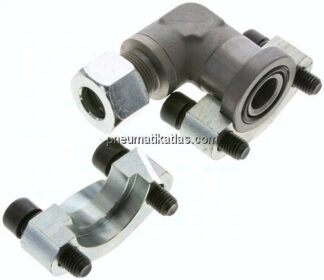 Winkel-Flanschverschraubung 3/4"-SAE (6000 PSI), 16 S (M24x1,5)