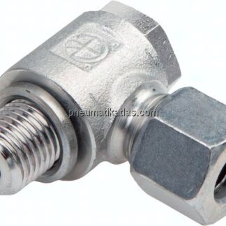 Winkel-Schwenkverschraubung G 1-1/2"-42 L (M52x2), Stahl verzinkt