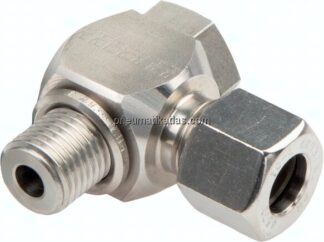 Winkel-Schwenkverschraubung M 22x1,5-16 S (M24x1,5), 1.4571