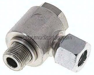 Winkel-Schwenkverschraubung G 3/8"-12 L (M18x1,5), Stahl verzinkt