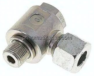 Winkel-Schwenkverschraubung G 3/8"-12 S (M20x1,5), Stahl verzinkt