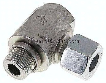 Winkel-Schwenkverschraubung G 1/2"-14 S (M22x1,5), Stahl verzinkt