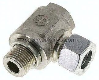Winkel-Schwenkverschraubung G 1/2"-15 L (M22x1,5), Stahl verzinkt