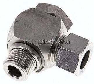 Winkel-Schwenkverschraubung G 1/2"-15 L (M22x1,5), 1.4571