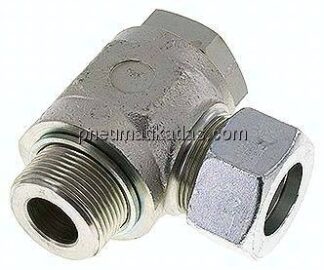 Winkel-Schwenkverschraubung G 1-1/4"-30 S (M42x2), Stahl verzinkt