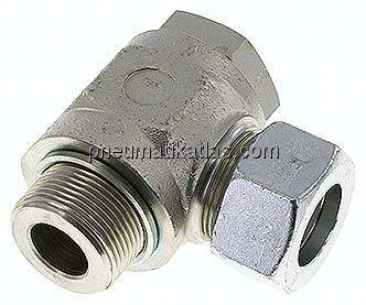 Winkel-Schwenkverschraubung G 1-1/4"-30 S (M42x2), Stahl verzinkt