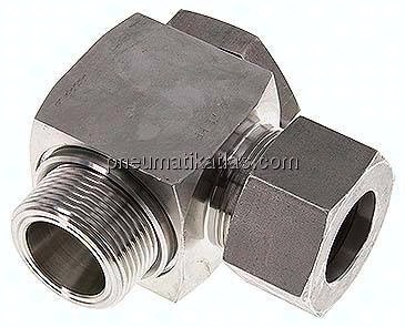 Winkel-Schwenkverschraubung G 1-1/4"-30 S (M42x2), 1.4571