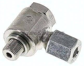 Winkel-Schwenkverschraubung G 1/8"-6 L (M12x1,5), Stahl verzinkt