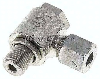 Winkel-Schwenkverschraubung G 1/4"-8 L (M14x1,5), Stahl verzinkt