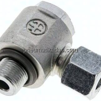Winkel-Schwenkverschraubung G 3/8"-10 S (M18x1,5), Stahl verzinkt
