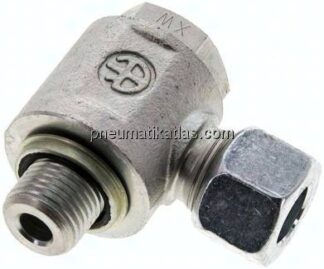 Winkel-Schwenkverschraubung M 16x1,5-12 L (M18x1,5), Stahl verzinkt